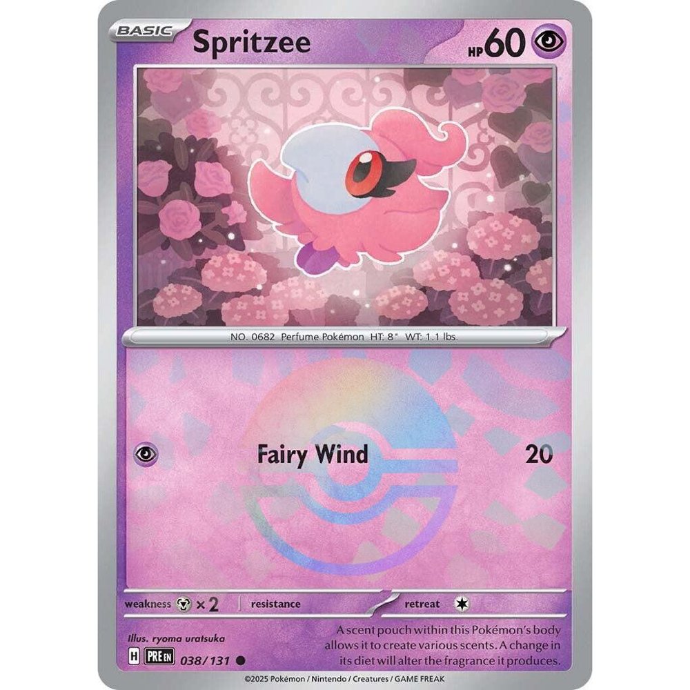 Spritzee PRE 038/131 Poke Ball Pattern Prismatic Evolutions EN