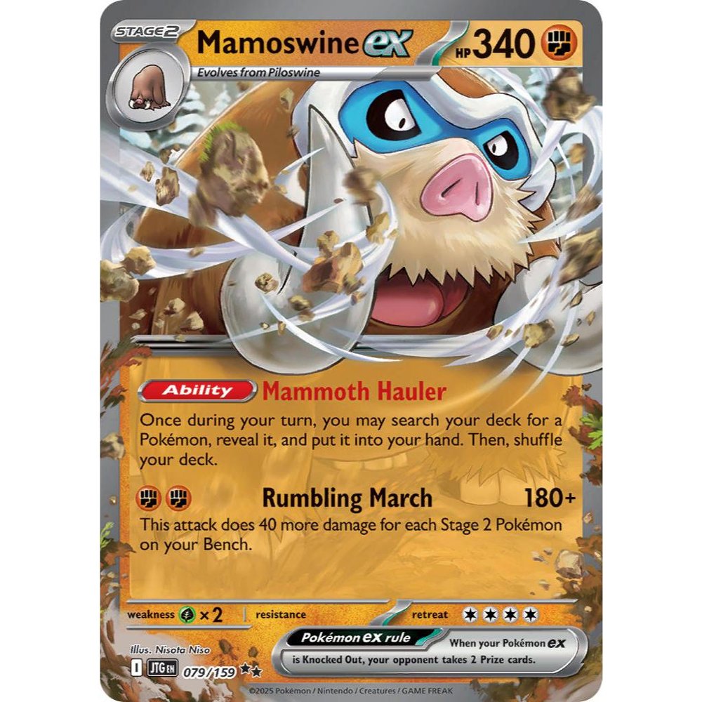 Mamoswine ex JTG 079/159 Journey Together Double Rare EN