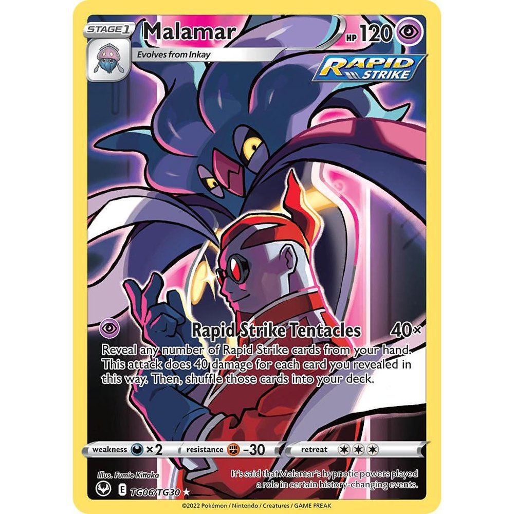 Malamar TG06/TG30 Silver Tempest Trainer Gallery Holo EN