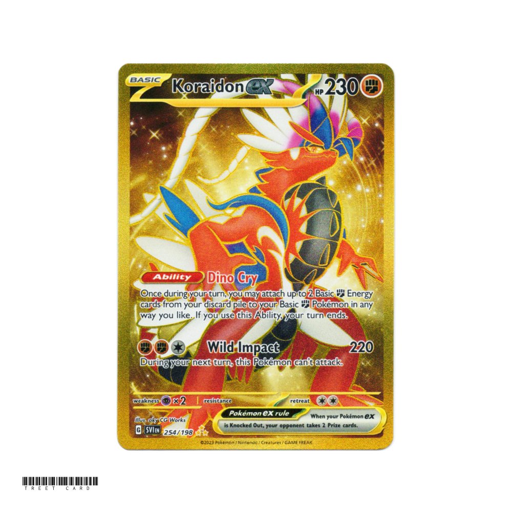 Koraidon ex Scarlet & Violet Base Set 254/198 Holo Hyper Rare EN