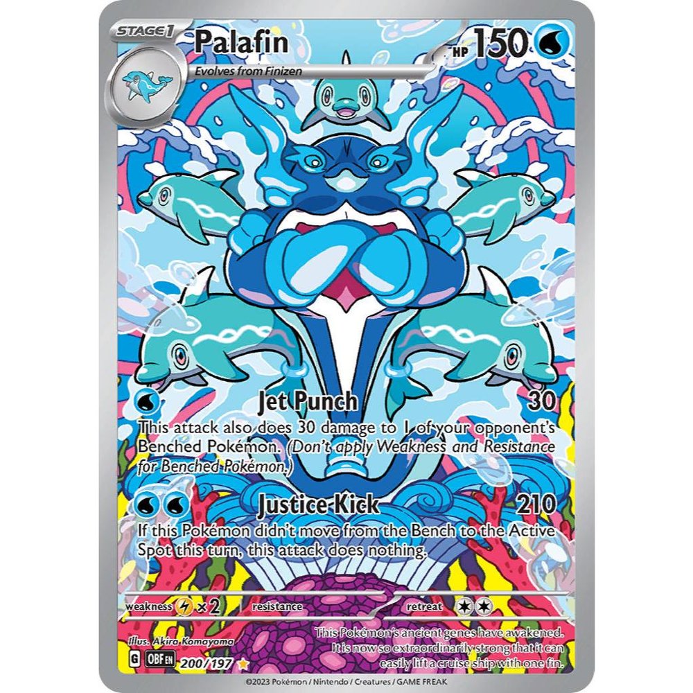 Palafin OBF 200/197 Obsidian Flames Illustration Rare EN