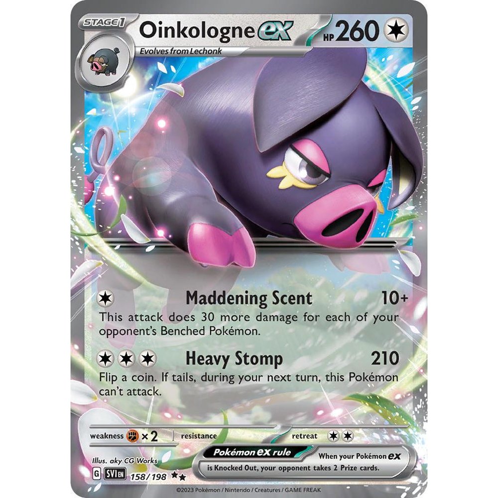 Oinkologne ex SV1 158/198 SV01 Scarlet & Violet Base Set Double Rare EN