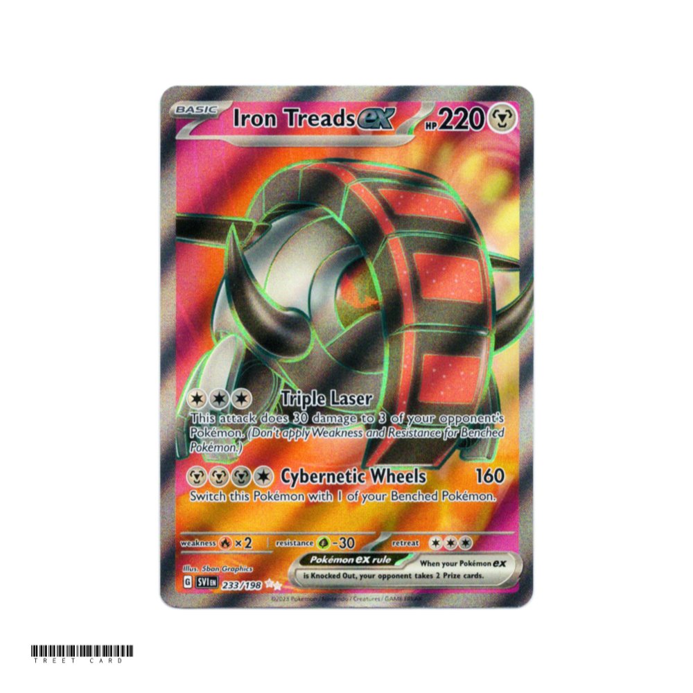 Iron Treads ex 233/198 Scarlet & Violet Base Ultra Rare EN