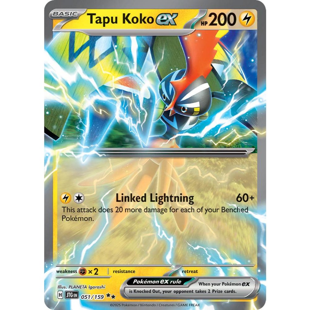 Tapu Koko ex JTG 051/159 Double Rare Journey Together EN