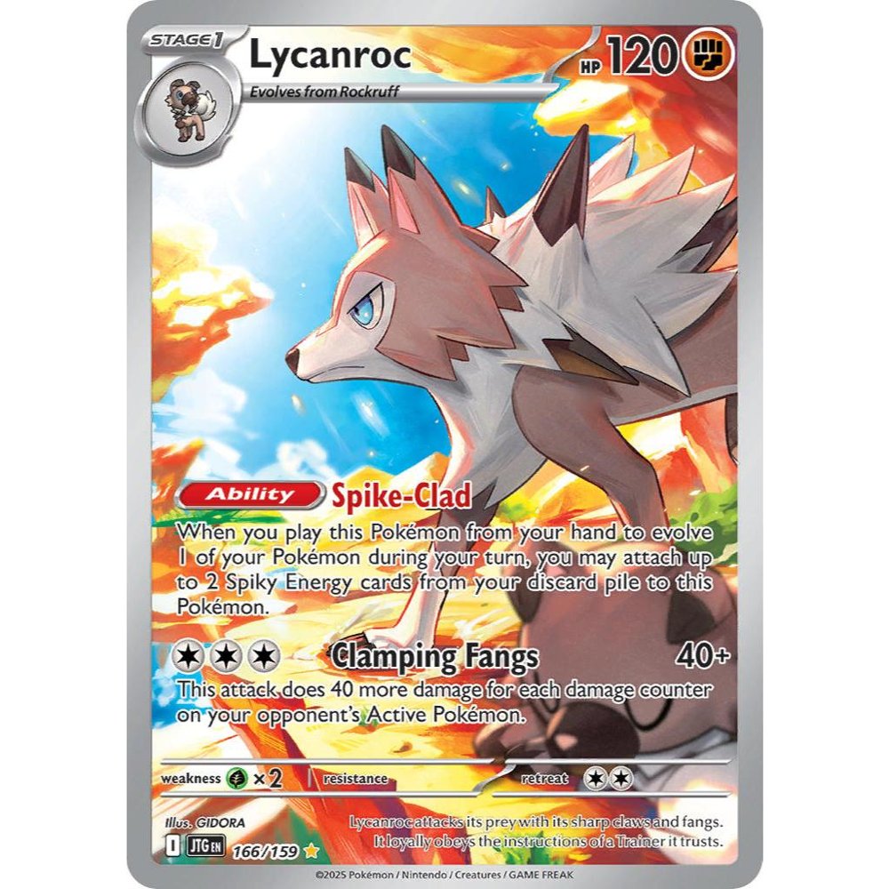 Lycanroc JTG 166/159 Journey Together Illustration Rare EN