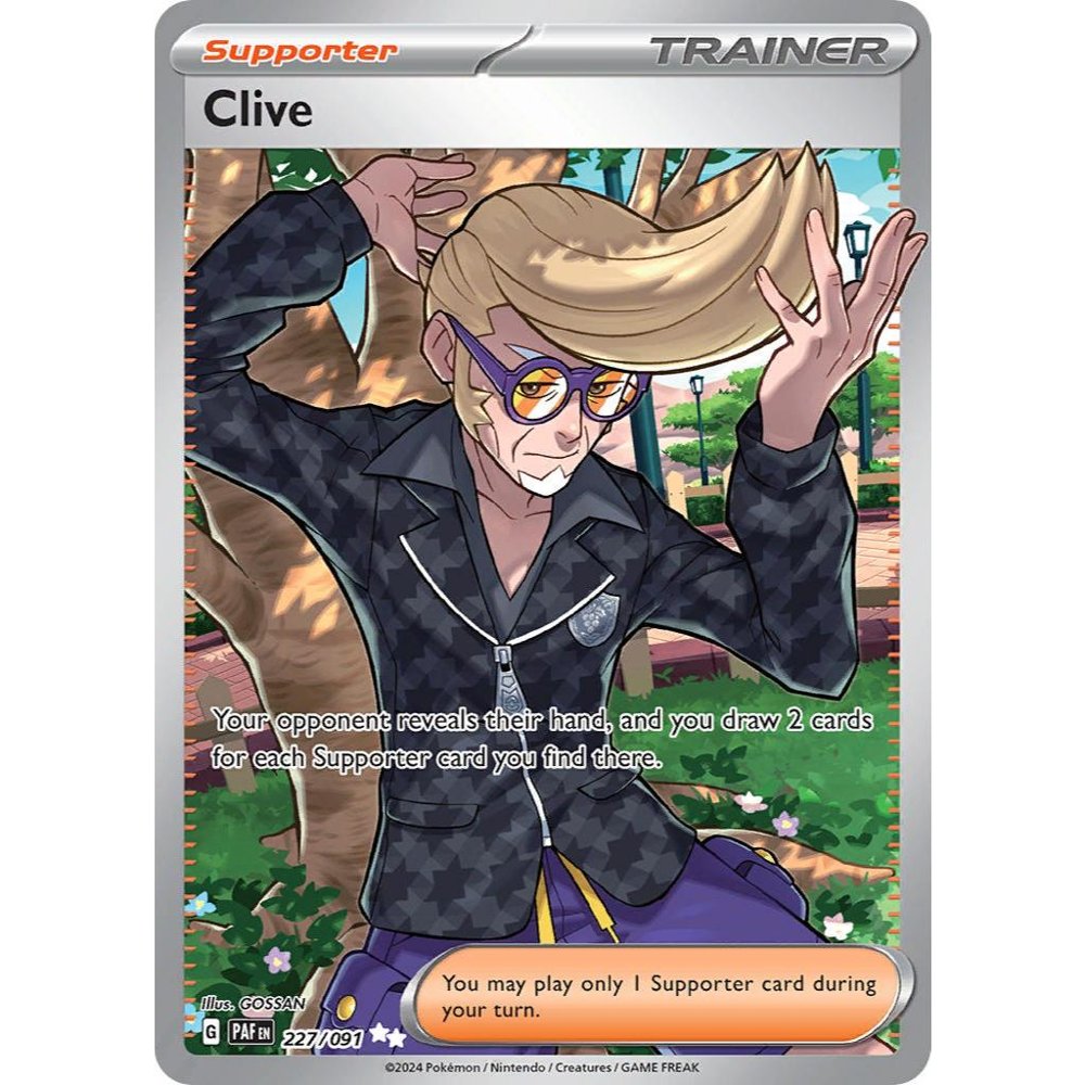 Clive PAF 227/091 Paldean Fates Ultra Rare Holo EN