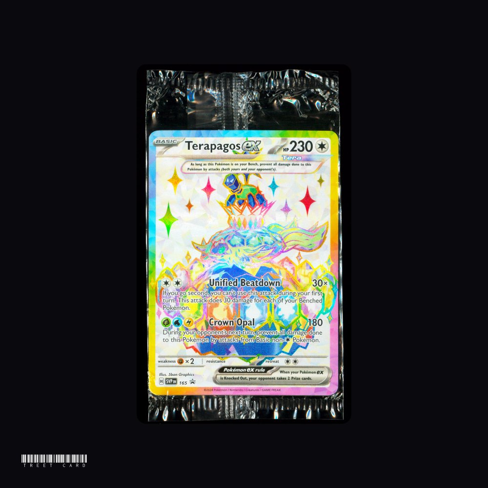 [Sealed] Terapagos ex SVP165 Black Star Promo EN