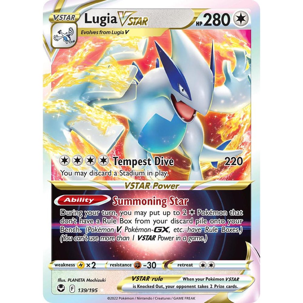 Lugia Vstar 139/195 Silver Tempest Ultra Rare EN