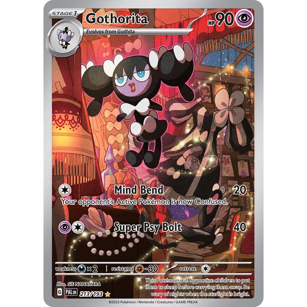 Gothorita PAL 213/193 Paldea Evolved Illustration Rare EN