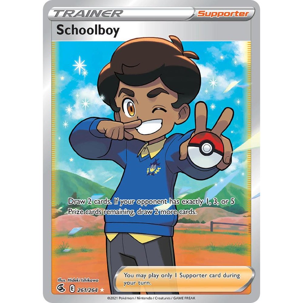 Schoolboy 261/264 SWSH08 Fusion Strike Ultra Rare Holo EN