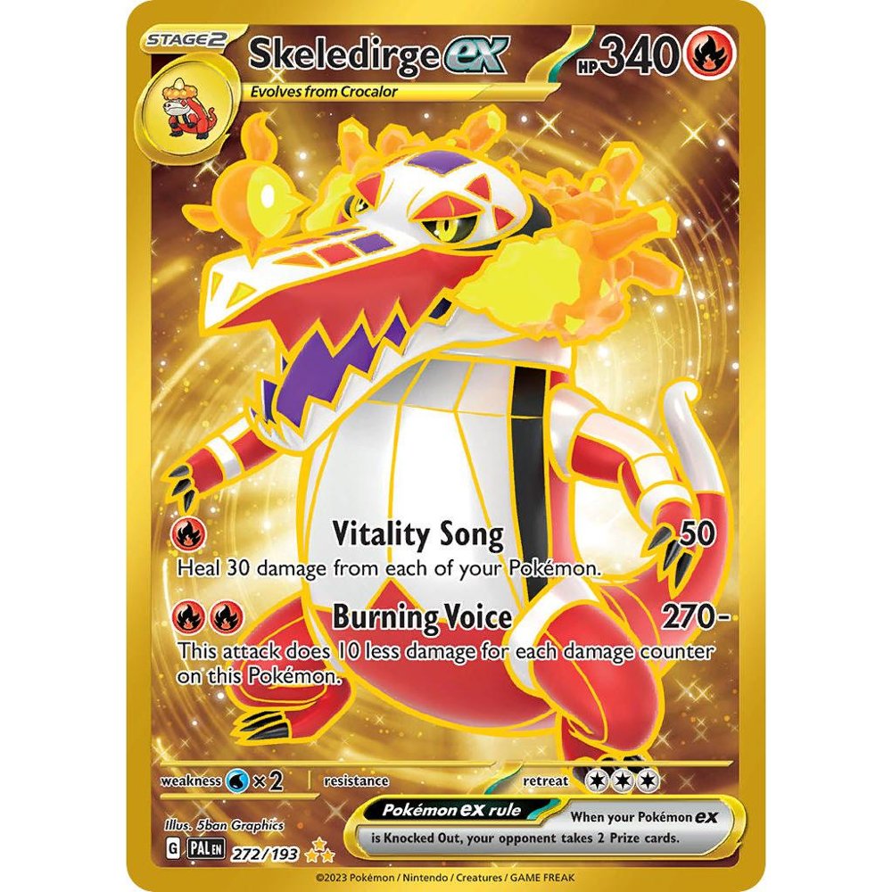 Skeledirge ex PAL 272/193 Paldea Evolved Hyper Rare EN