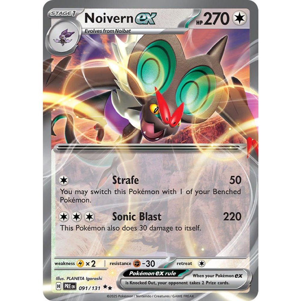 Noivern ex PRE 091/131 Prismatic Evolutions Double Rare EN