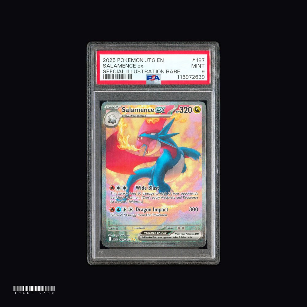 [PSA 9] Salamence ex JTG 187/159 Special Illustration Rare Journey Together EN