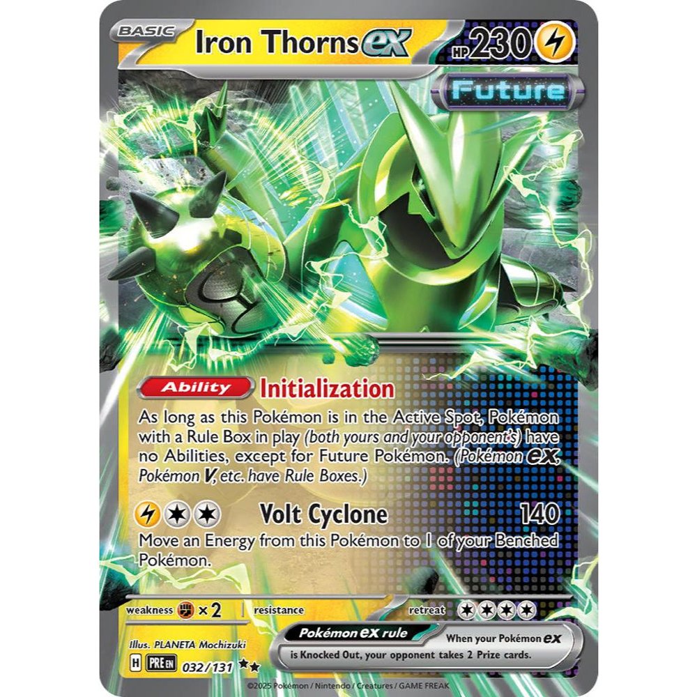 Iron Thorns ex PRE 032/131 Prismatic Evolutions Double Rare EN