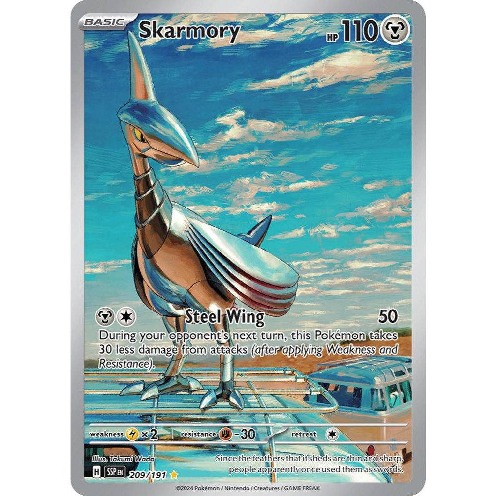 Skarmory SSP 209/191 SV08 Surging Sparks EN