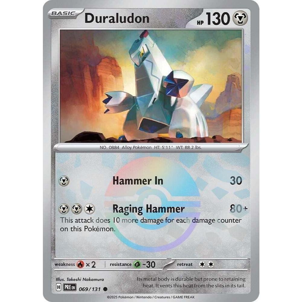 Duraludon PRE 069/131 Poke Ball Pattern Prismatic Evolutions EN