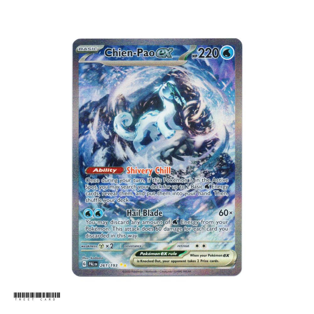 Chien-Pao ex PAL 261/193 Paldea Evolved Special Illustration EN