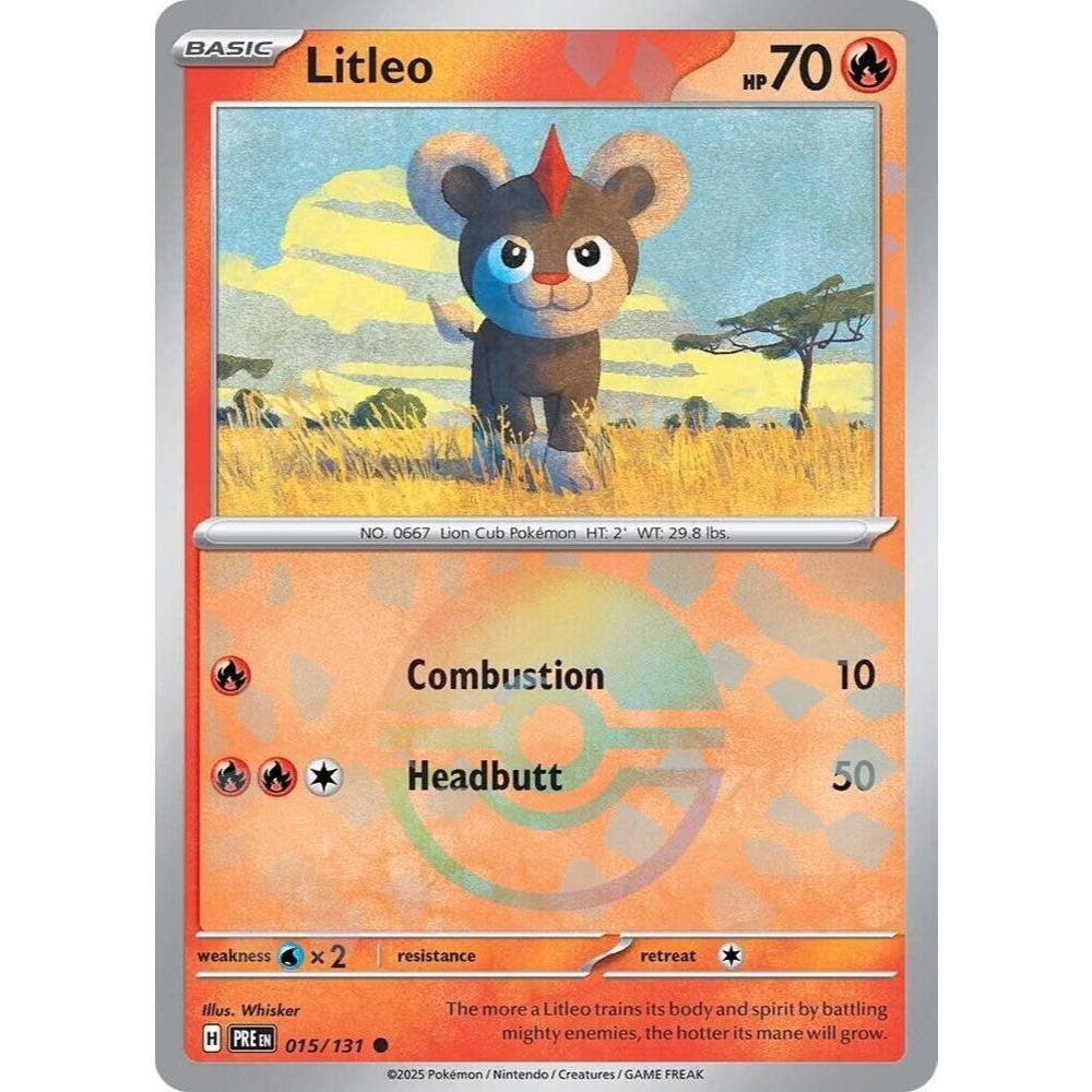 Litleo PRE 015/131 Poke Ball Pattern Prismatic Evolutions EN