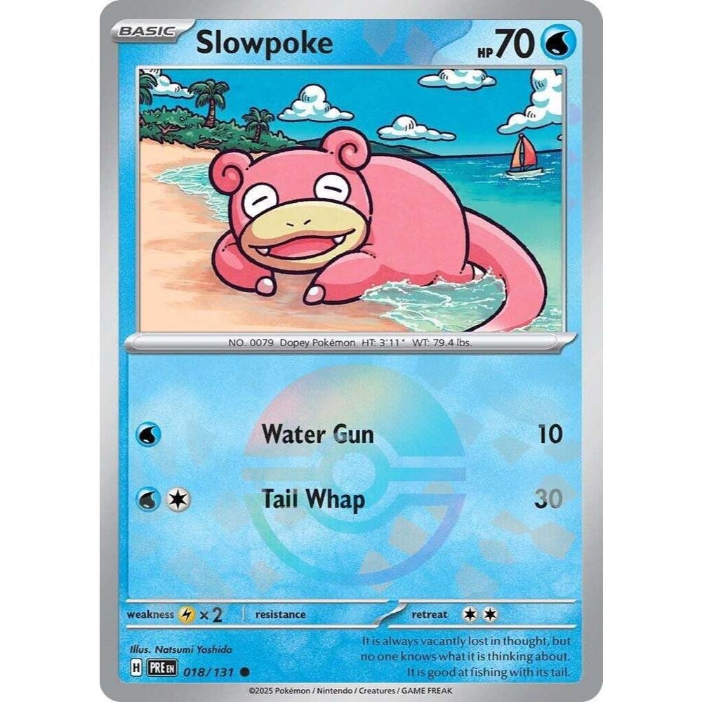 Slowpoke PRE 018/131 Poke Ball Pattern Prismatic Evolutions EN