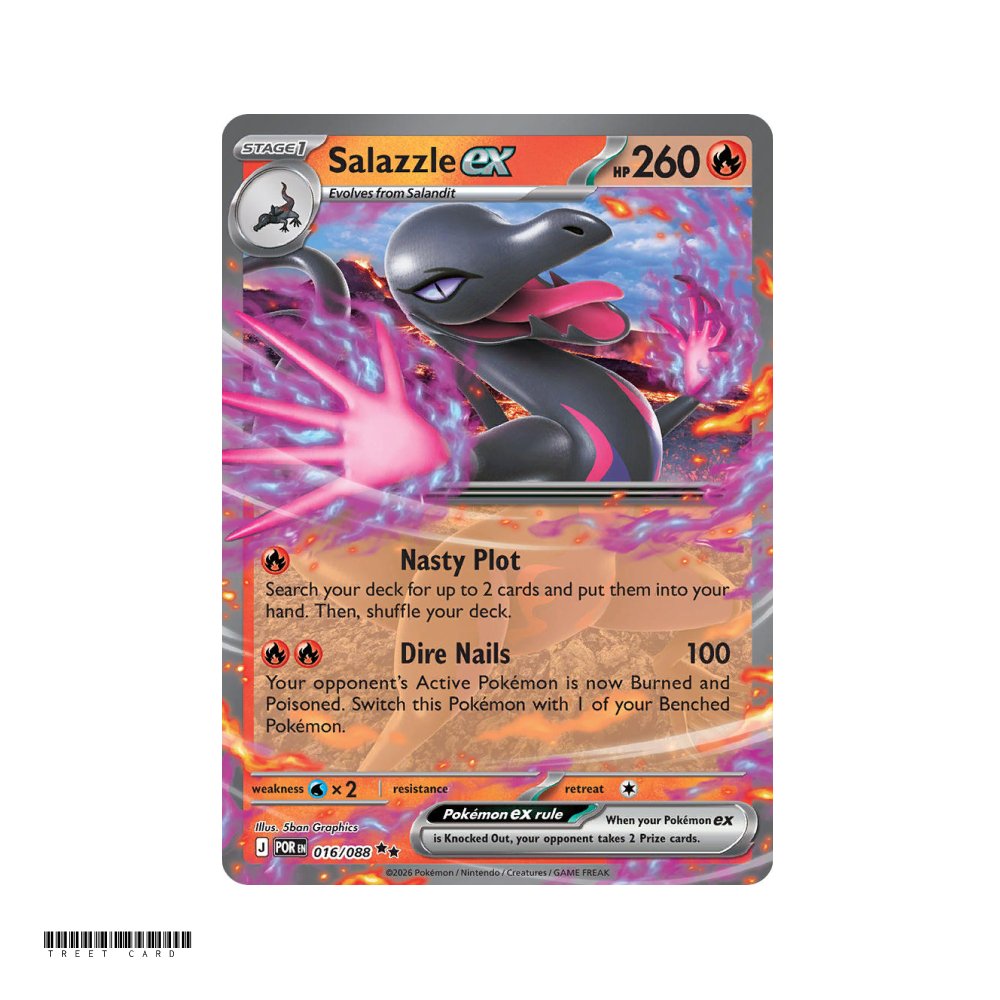 Salazzle ex Perfect Order 16/124 Double Rare EN