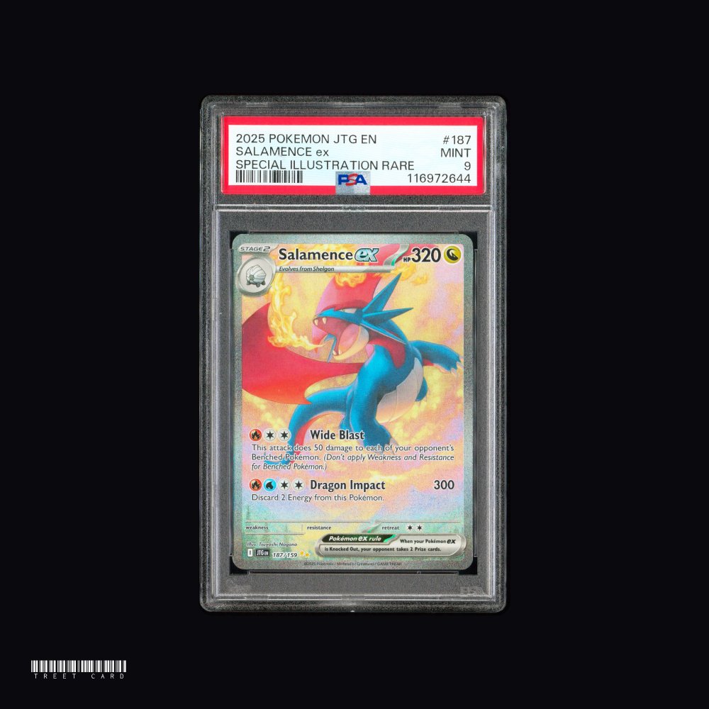 [PSA 9] Salamence ex JTG 187/159 Special Illustration Rare Journey Together EN