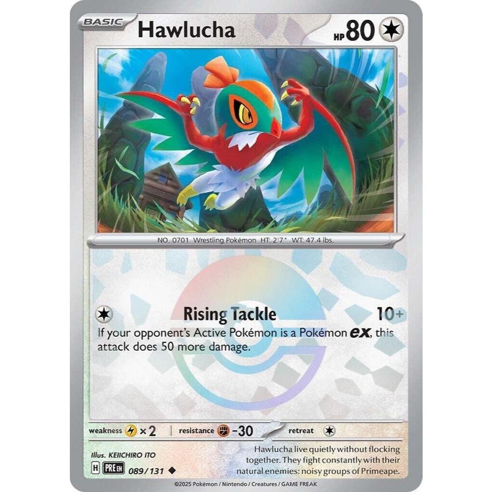Hawlucha PRE 089/131 Poke Ball Pattern Prismatic Evolutions EN