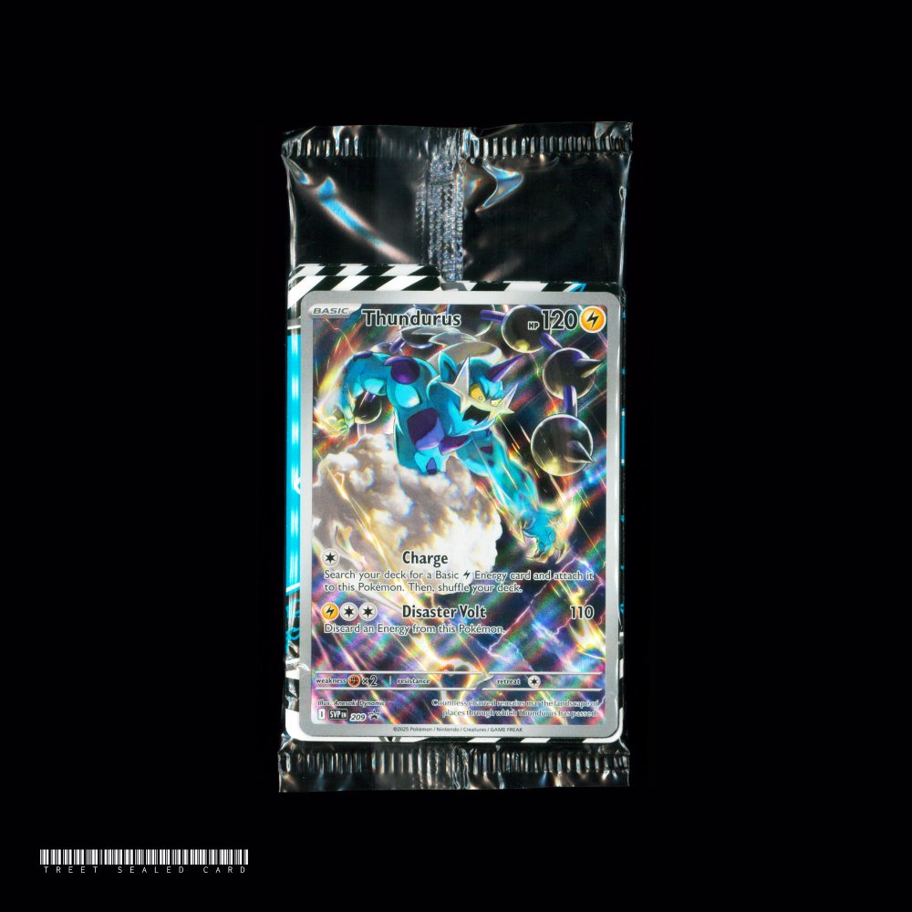 [Sealed] Thundurus SVP 209 Black Bolt ETB Black Star Promo