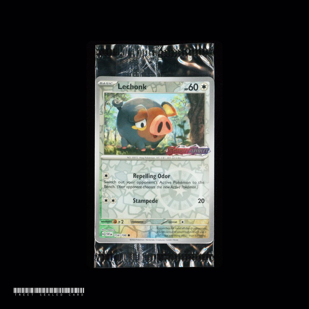 [Sealed] Lechonk SVI 154/198 Scarlet & Violet Stamped Promo EN