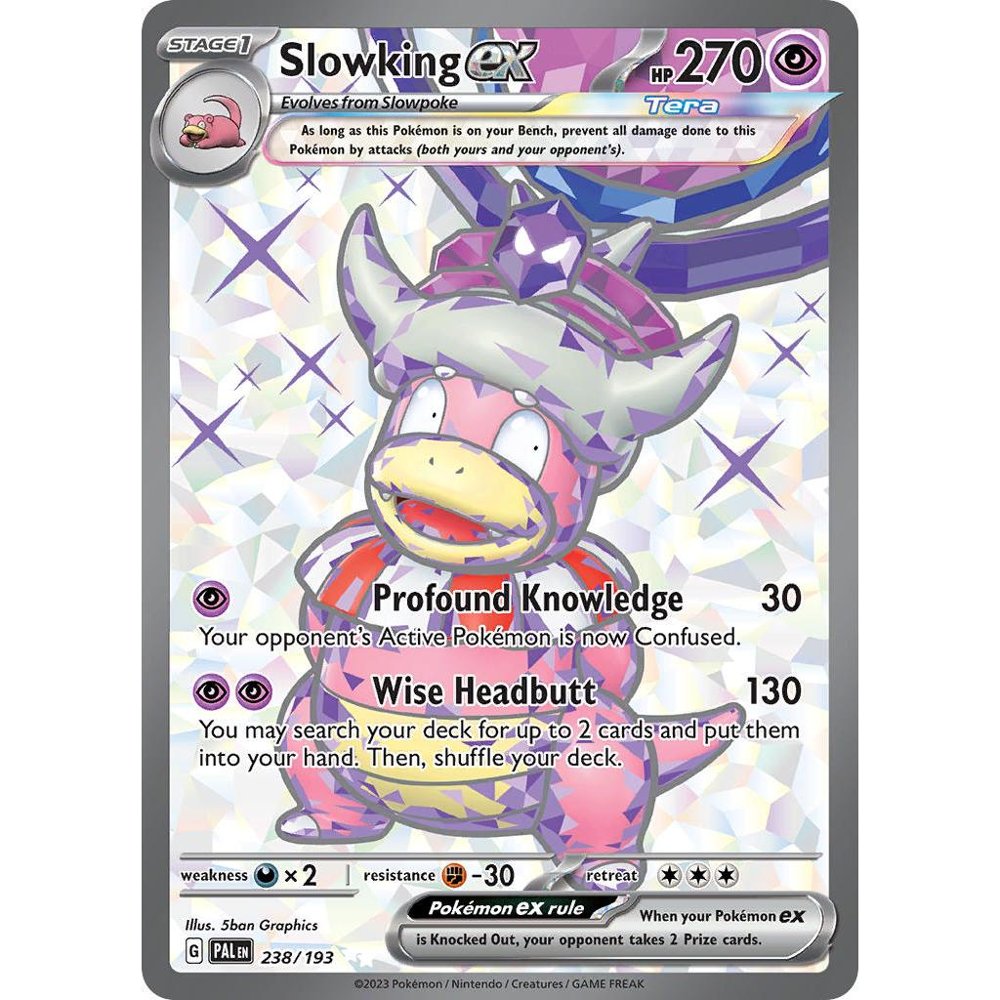 Slowking ex PAL 238/193 SV02 Paldea Evolved Ultra Rare EN