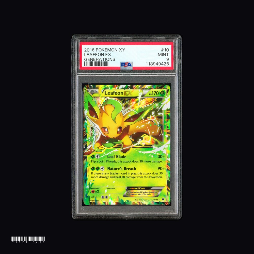 [PSA 9] Leafeon EX Generations 10/83 Ultra Rare EN Pokemon Card Game PTCG 9426