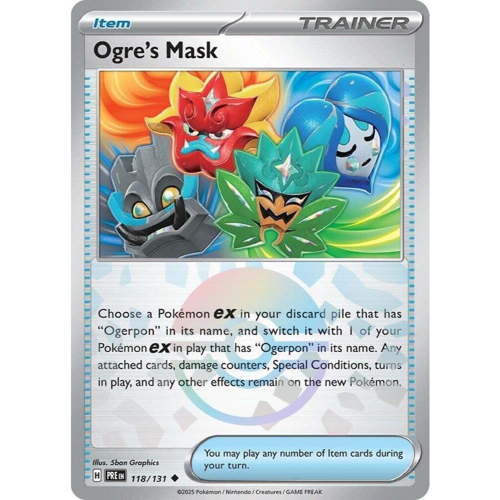 Ogre's Mask PRE 118/131 Poke Ball Pattern Prismatic Evolutions EN