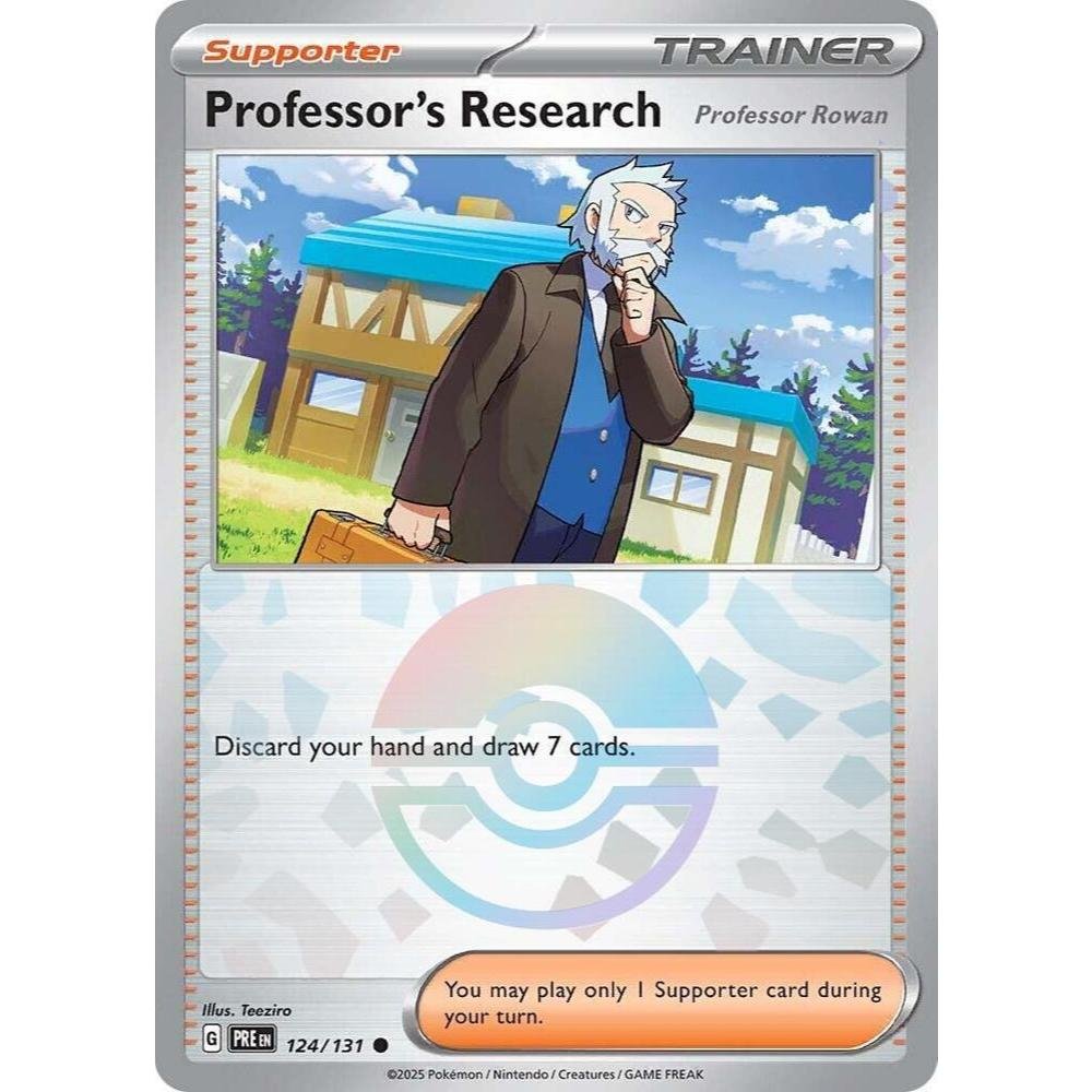 Professor's Research PRE 124/131 Poke Ball Pattern Prismatic Evolutions EN