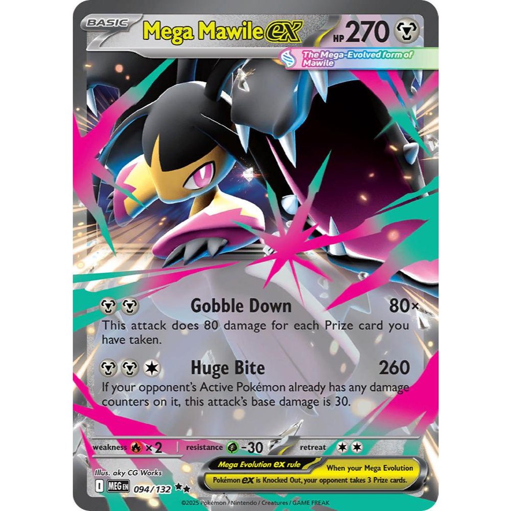 Mega Mawile ex MEG 094/132 ME01 Mega Evolution Double Rare EN