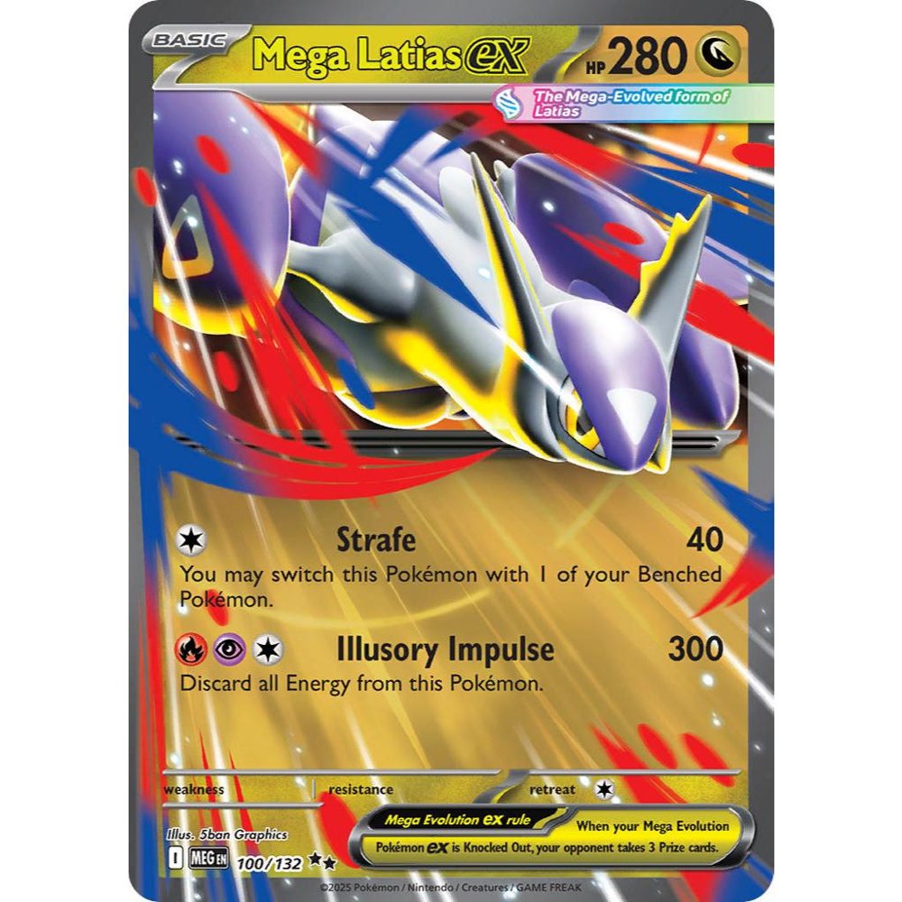 Mega Latias ex MEG 100/132 ME01 Mega Evolution Double Rare EN