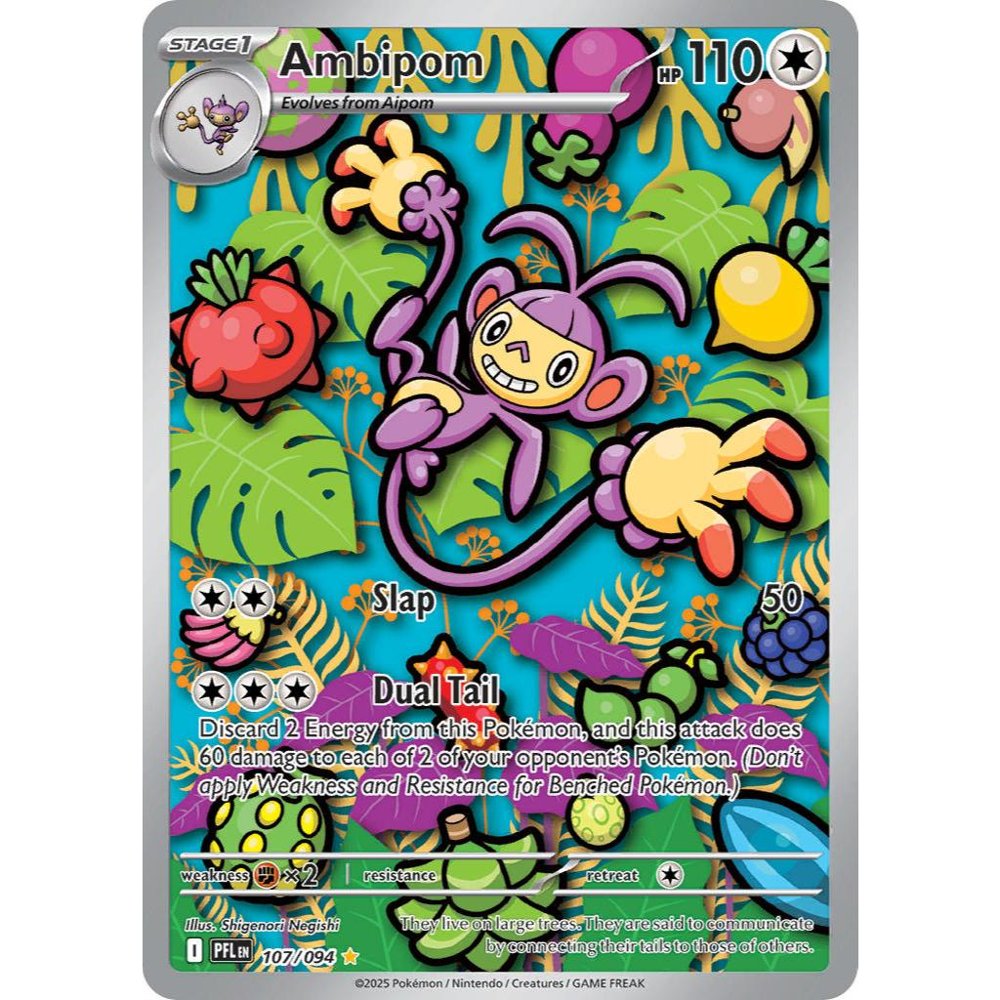 Ambipom PFL 107/094 Phantasmal Flames Illustration Rare EN