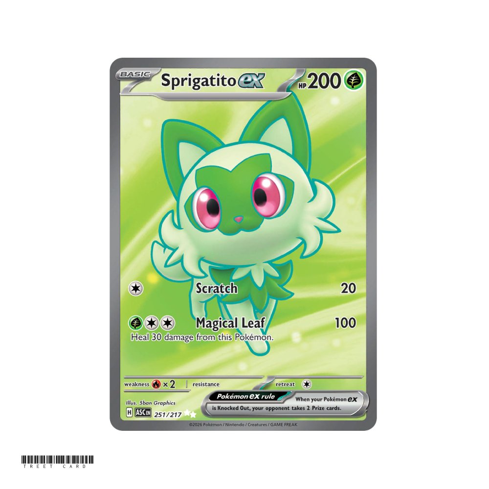 Sprigatito ex Ascended Heroes 251/295 Ultra Rare EN