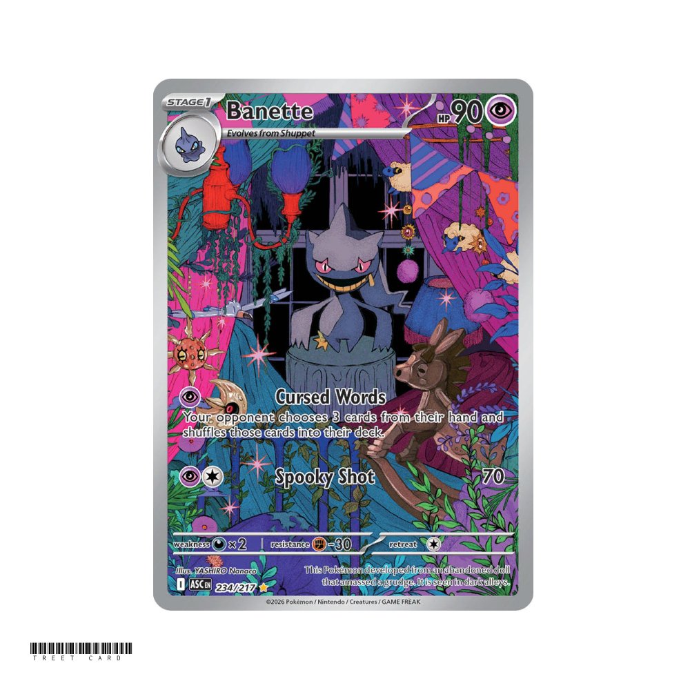 Banette Ascended Heroes 234/295 Illustration Rare EN