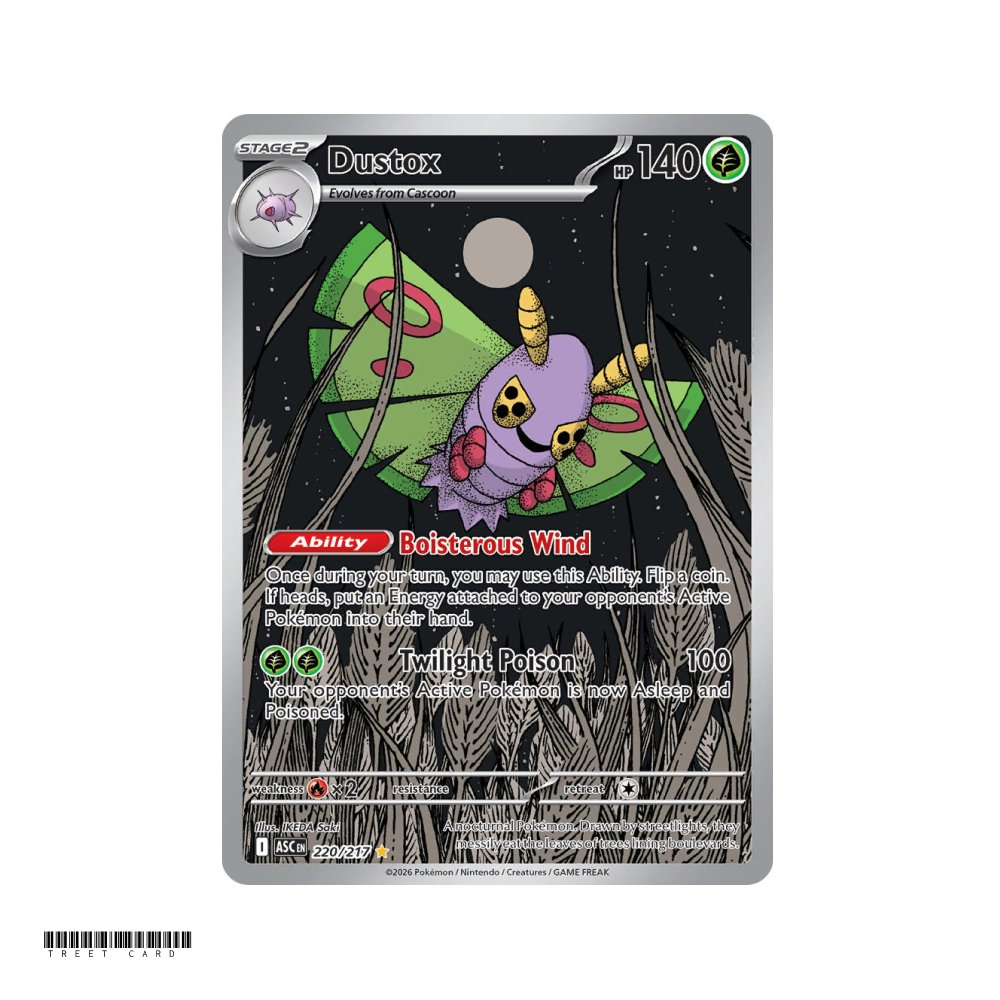 Dustox Ascended Heroes 220/295 Illustration Rare EN