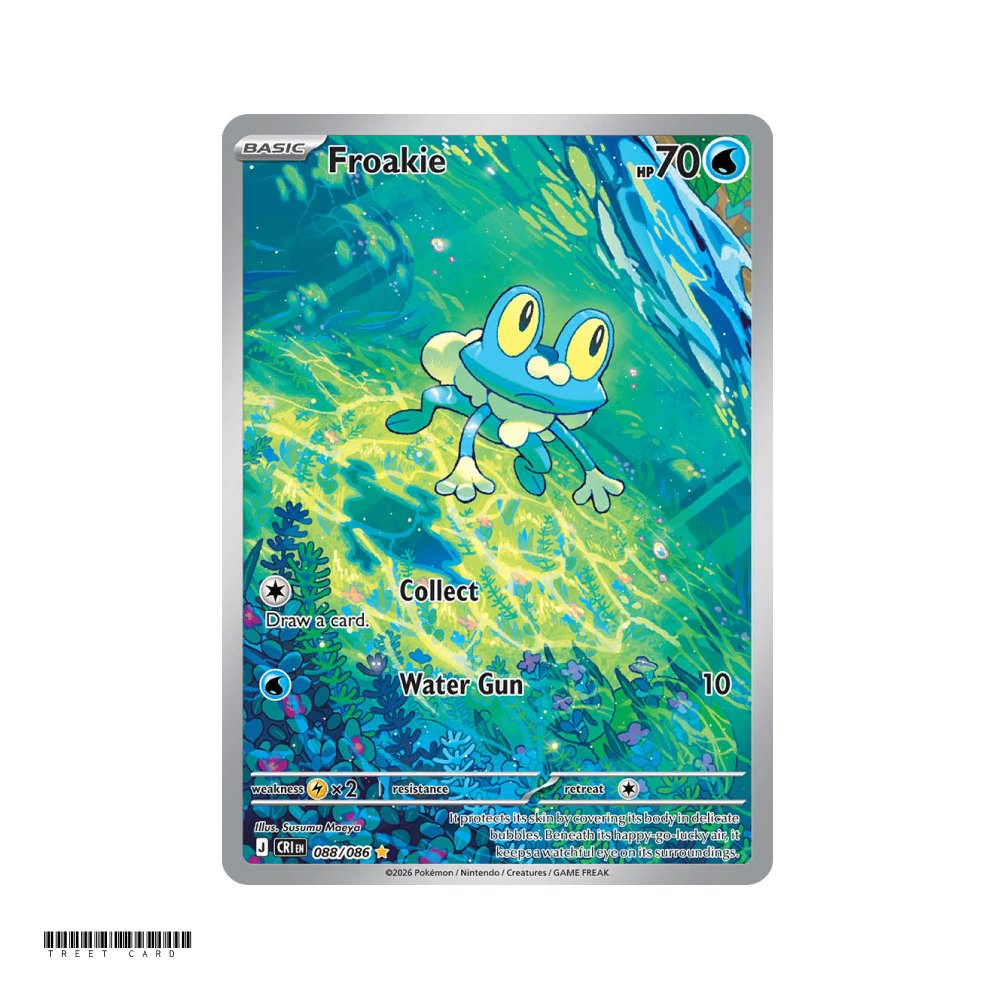 Froakie Chaos Rising 088/086 Illustration Rare EN