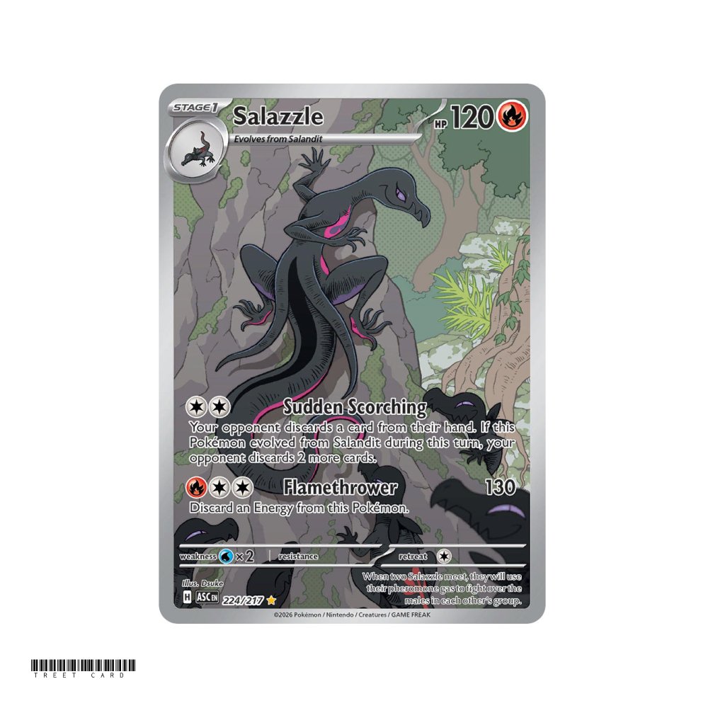 Salazzle Ascended Heroes 224/295 Illustration Rare EN