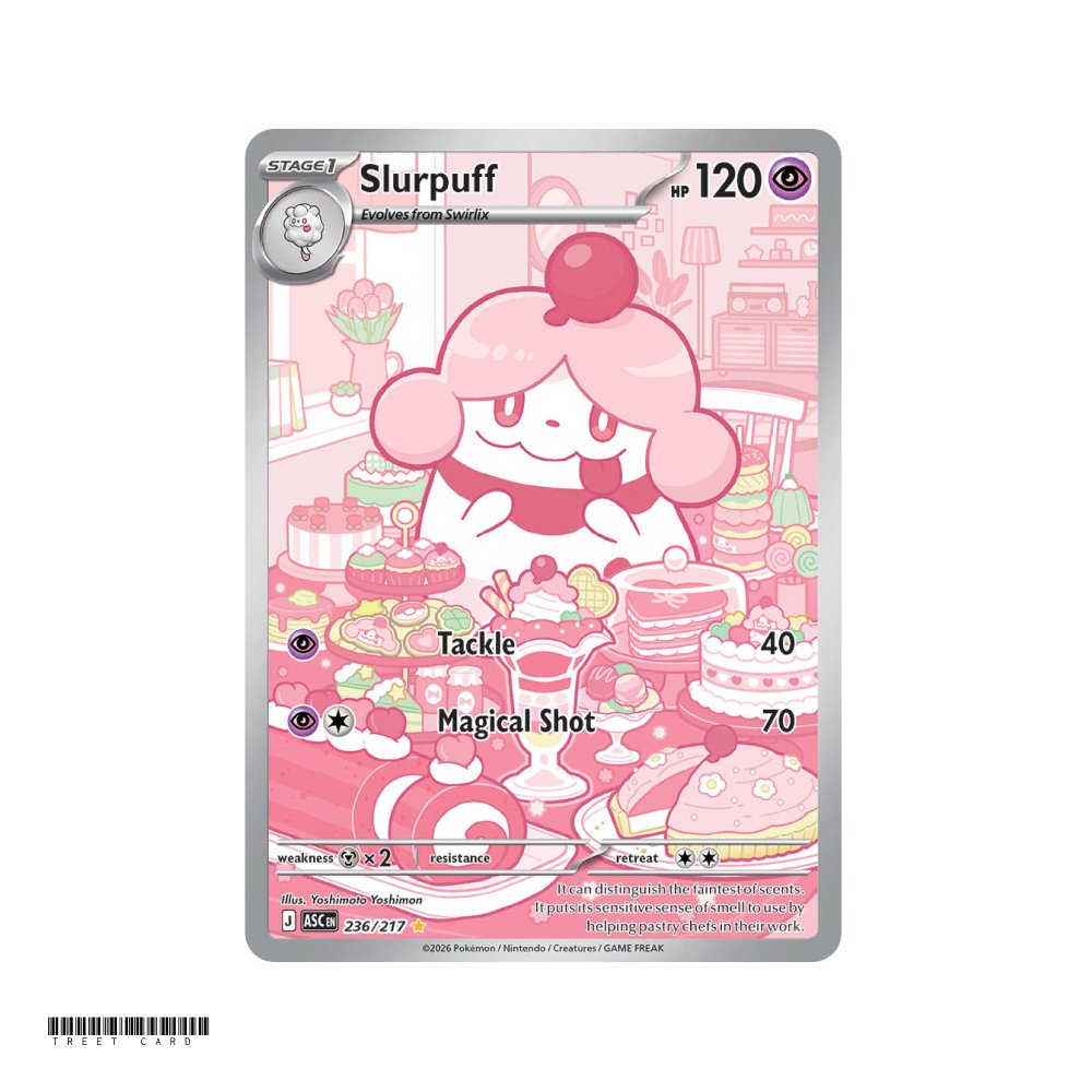Slurpuff Ascended Heroes 236/295 Illustration Rare EN
