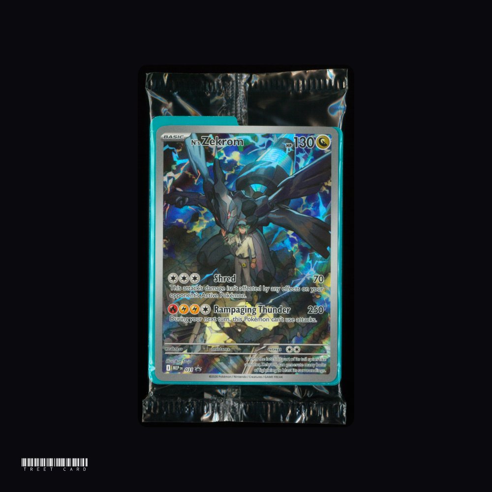 [Sealed] N’s Zekrom MEP 031 Black Star Promo Ascended Heroes Promo EN