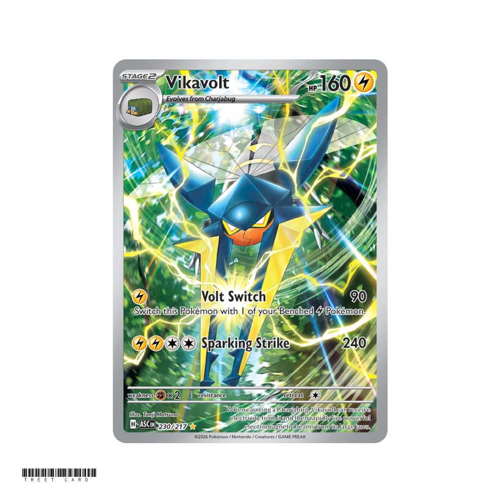 Vikavolt Ascended Heroes 230/295 Illustration Rare EN