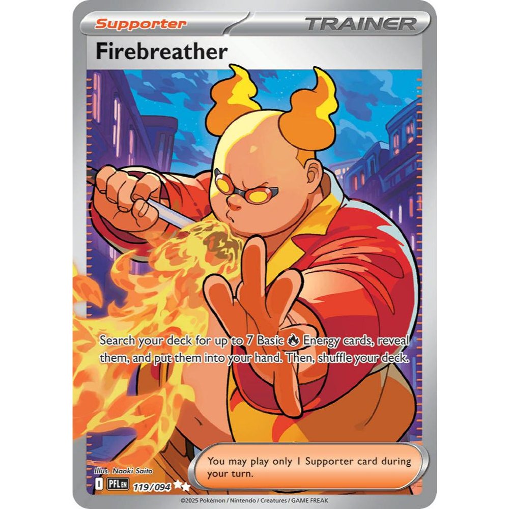 Firebreather PFL 119/094 Phantasmal Flames Ultra Rare EN