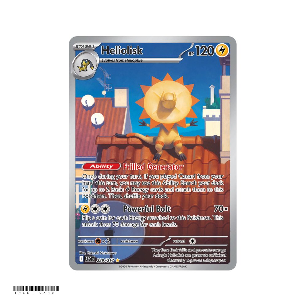 Heliolisk Ascended Heroes 229/295 Illustration Rare EN