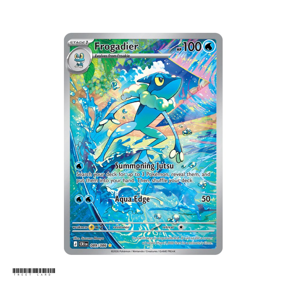 Frogadier Chaos Rising 089/086 Illustration Rare EN
