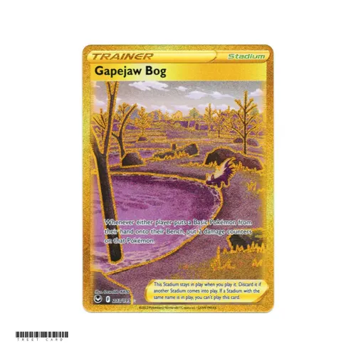 Gapejaw Bog 213/195 Silver Tempest Gold Secret Rare EN