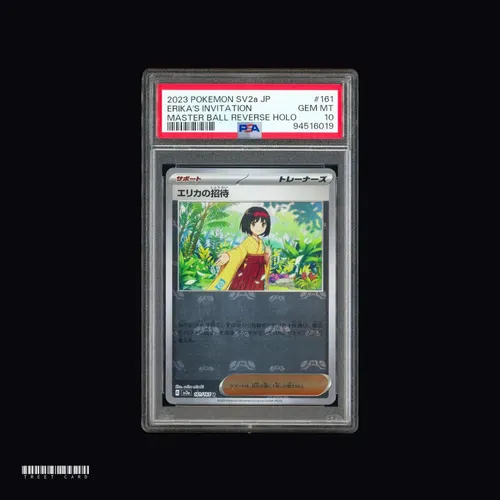 [PSA 10] Erika Master Ball Reverse Holo Masterball SV2a Pokemon Card 151 161/165
