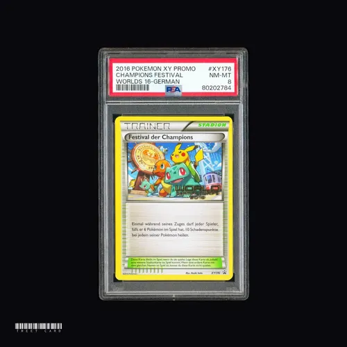 [PSA 8] Champions Festival German XY176 2016 World Championships NM - MT