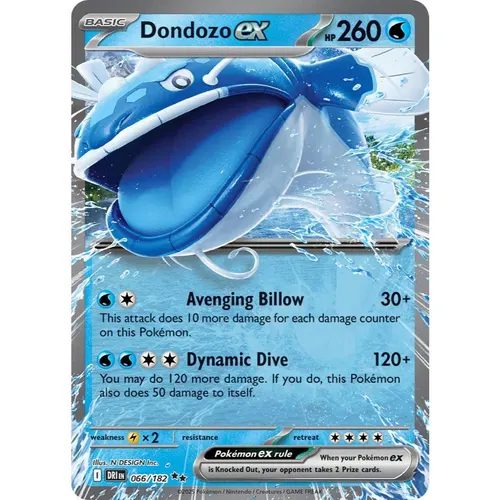 Dondozo ex DRI 066/182 Destined Rivals Double Rare EN